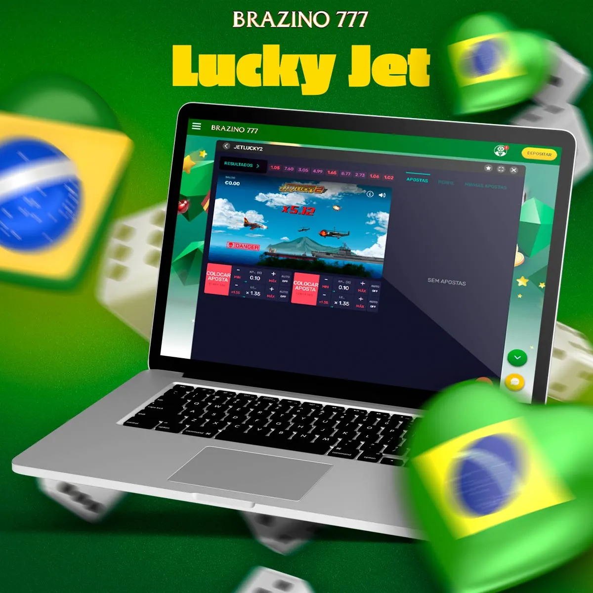 O popular jogo Lucky Jet Brazino777